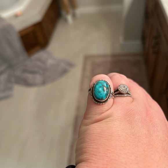 Genuine turquoise ring - Picture 4 of 5